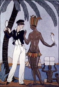 Die schöne Eingeborene von Georges Barbier