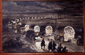 Erster Weltkrieg (1914-1918): „Der heilige Weg von Verdun“ von Georges Bertin Scott