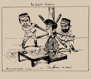 Le Japon illudere La Presse au Japon, 1887 von Georges Bigot