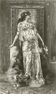 Sarah Bernhardt als Cleopatra von Georges Clairin