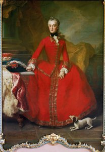 Maria Anna Sophie von Sachsen, Ehefrau von Kurfürst Maximilian III. von Bayern von Georges Desmarées
