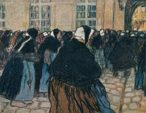 Die Rückkehr ins Hospiz von La Salpêtrière, um 1911