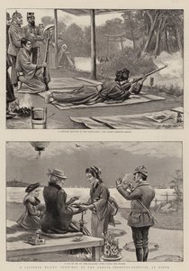 Ein japanisches Bisley, Skizzen vom jährlichen Schießfest in Kioto von Georges Ferdinand Bigot