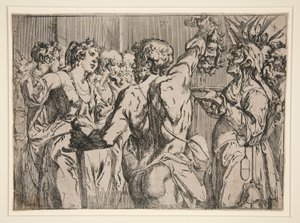 Die Enthauptung von Johannes dem Täufer von Georges Lallemand
