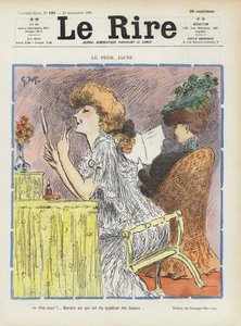 Die gelbe Gefahr. Illustration für Le Rire