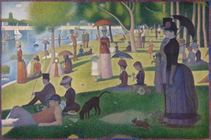 Ein Sonntagnachmittag auf der Insel La Grande Jatte, 1884-1886