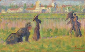 Figuren in einer Landschaft