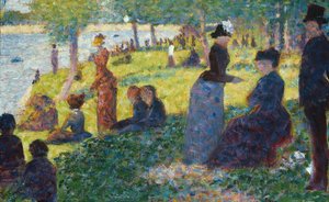 Ölskizze für La Grande Jatte, 1884