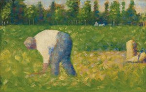 Bauer bei der Arbeit; Paysan travaillant, 1882-1883
