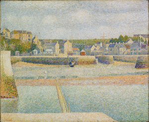 Port-en-Bessin: Der Außenhafen (Ebbe) von Georges Pierre Seurat