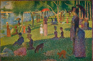 Studie für Ein Sonntagnachmittag auf der Insel La Grande Jatte, 1884
