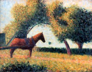 Das gezäumte Pferd, 1883