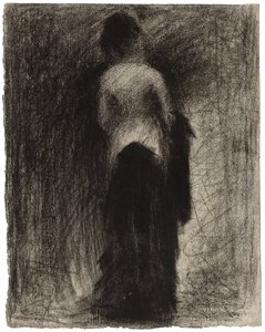 Der Spaziergang, ca. 1882 von Georges Pierre Seurat