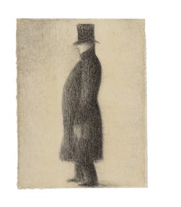 Der Zylinderhut, ca. 1883 von Georges Pierre Seurat