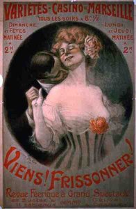 Plakat für eine Revue im Variete-Casino, Marseille