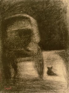 Kutsche und Hund, ca. 1882-84