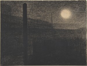 Courbevoie: Fabriken im Mondlicht von Georges Seurat