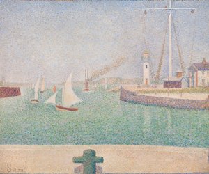 Eingang des Hafens von Honfleur (Entrée du port d