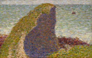 Le Bec du Hoc (Studie) von Georges Seurat