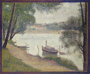 Graues Wetter, Grande Jatte von Georges Seurat