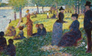 Ölskizze für "Ein Sonntag auf La Grande Jatte — 1884"