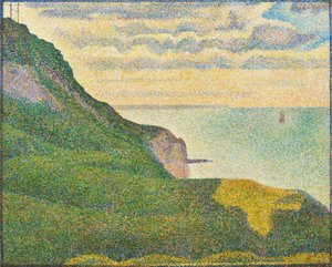 Meereslandschaft bei Port-en-Bessin, Normandie von Georges Seurat