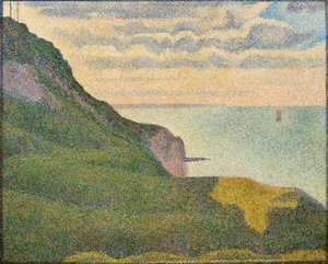 Meereslandschaft bei Port-en-Bessin, Normandie von Georges Seurat