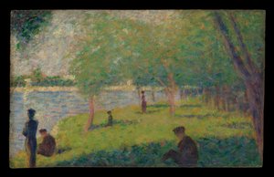 Studie für "Ein Sonntag auf La Grande Jatte" von Georges Seurat
