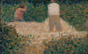 Zwei Steinschläger von Georges Seurat