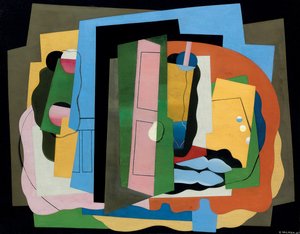 Die rosa Tür von Georges Valmier