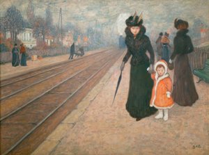 Der Vorortbahnhof von Georges d Espagnat