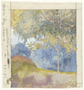Baumreiche Landschaft