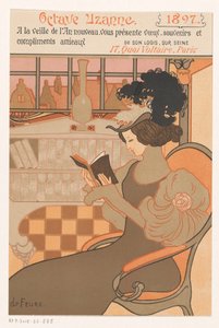 Neujahrswunsch von Octave Uzanne für das Jahr 1897 von Georges de Feure
