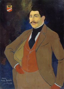 Porträt des Romanautors Paul Adam 1862-1920, ca. 1900 von Georges de . Feure