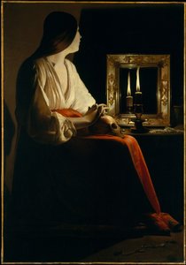 Büßende Maria Magdalena (Magdalena Wrightsman) von Georges de La Tour