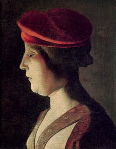 Kopf einer Frau von Georges de La Tour