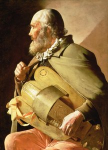 Der blinde Leierkastenmann von Georges de La Tour
