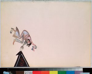 Bühnenbild für die Operette Girofle-Girofla