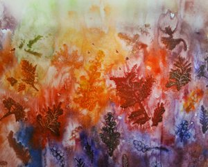Herbstlaub Waschung