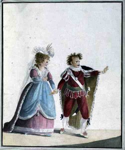 John Edwin (1749-90) und Sarah Siddons (1755-1831)