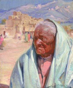 Antonio Concha, Alter Mann von Taos, 1924 von Gerald Cassidy