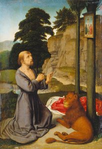 Der heilige Hieronymus in der Wildnis von Gerard David
