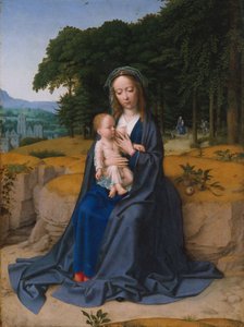 Die Rast auf der Flucht nach Ägypten, ca. 1512-15 von Gerard David