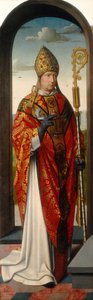 Der Heilige Anna Altar: Heiliger Nikolaus (linkes Panel) von Gerard David