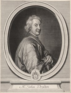 John Dryden (1631-1707) von Gérard Edelinck