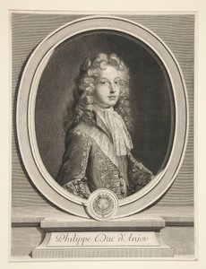 Philipp V., Herzog von Anjou von Gérard Edelinck