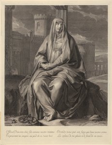 Porträt von Charles-Maurice Le Tellier von Gérard Edelinck