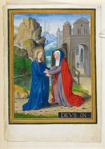 Add. 34294, f.61 Die Heimsuchung, Illustration aus 