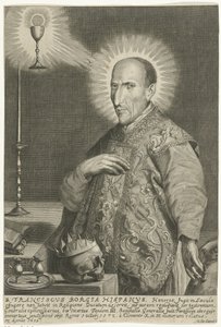 Porträt des heiligen Franziskus Borgia