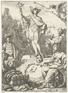 Allegorie auf den Handel mit Merkur